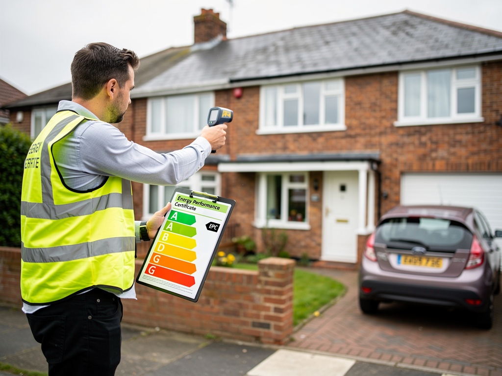 Energy Performance Certificate EPC rating chart for a residential property in England